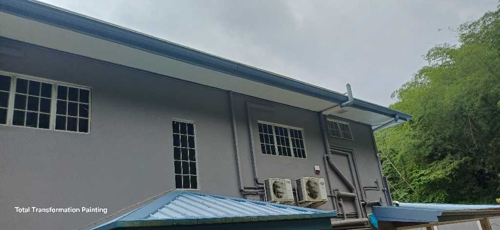 Residential exterior painting project